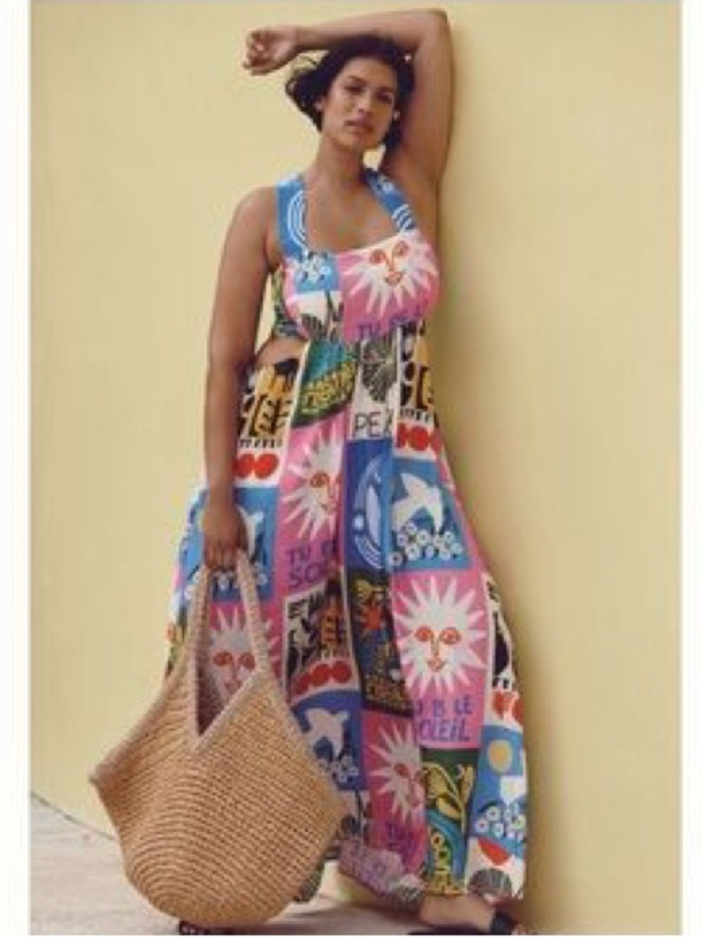 Anthropologie The Piper Bandeau Cutout Maxi Dress Anisa Makhoul Ed. NWT Size M - Picture 11 of 12